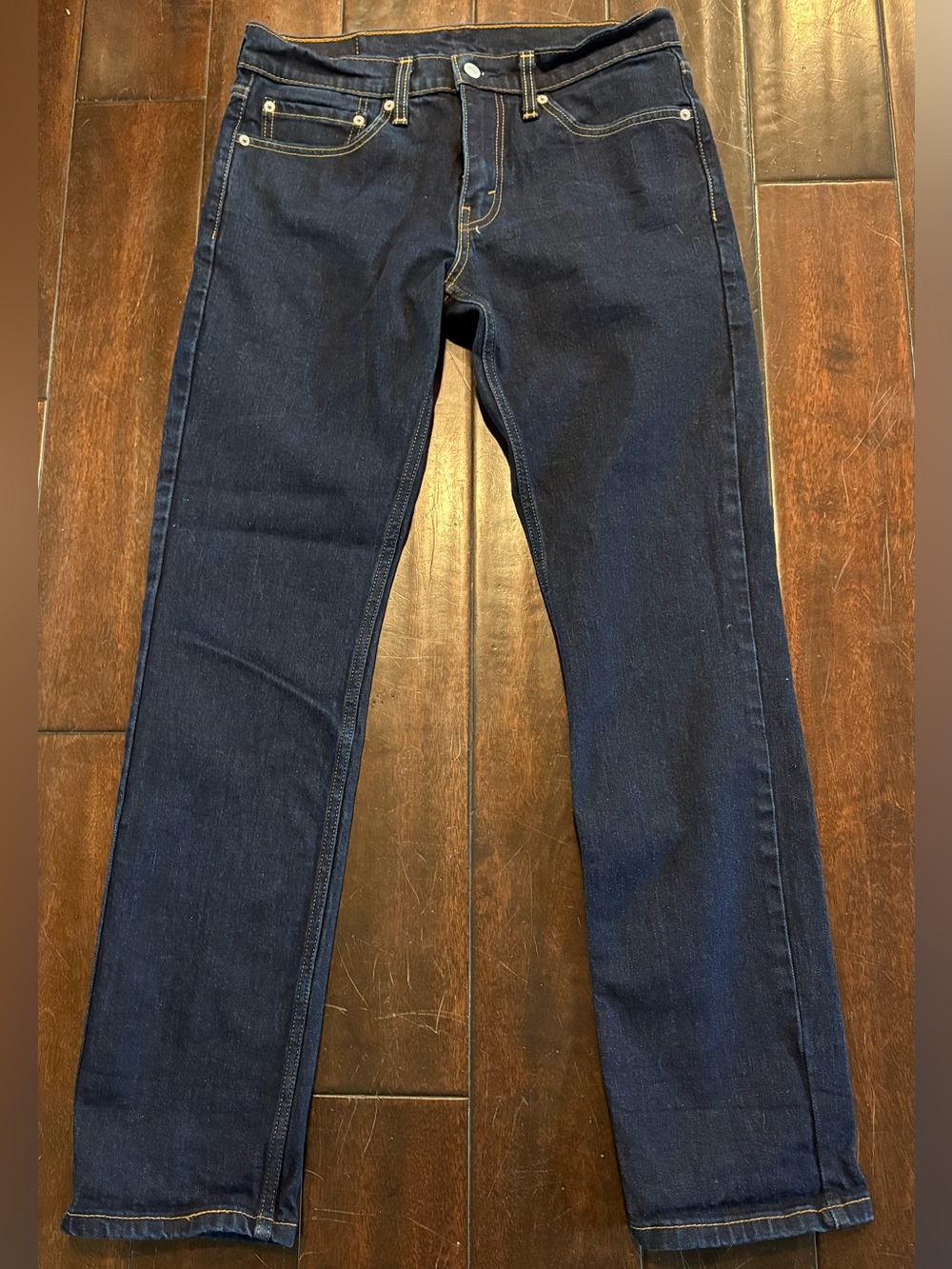 Men’s Levi's 511 Navy Slim Straight Blue Jeans